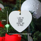 Funny Afghan Hound Dog Christmas Unique Gifts from Family, Gifts for Afghan Hound Dog Lover, Heart Ornament, 'I Love My Afghan Hound. People, Not So Much.' Quote
