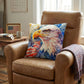 Patriotic Eagle with American Flag Pillow Cover