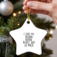 Afghan Hound Dog Star Ornament, Funny Quote, White Star Shaped, Gifts for Dog Lovers, Christmas Unique Gift from Friends and Family