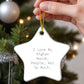 Funny Afghan Hound Dog Star Ornaments for Christmas Unique Gifts from Men to Family Members