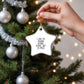Afghan Hound Dog Star Ornament, Funny Quote, White Star Shaped, Gifts for Dog Lovers, Christmas Unique Gift from Friends and Family