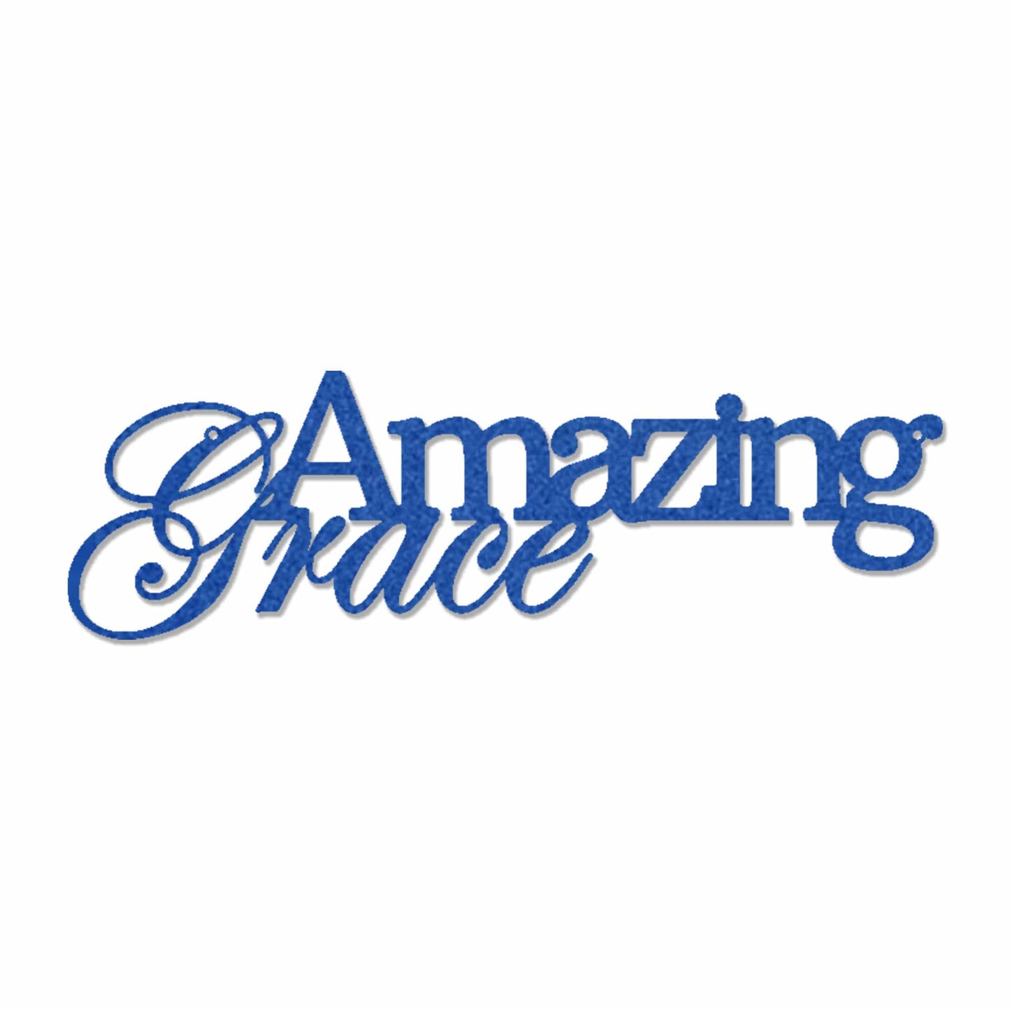 Amazing Grace Metal Wall Art Sign – Christian Steel Scripture Decor