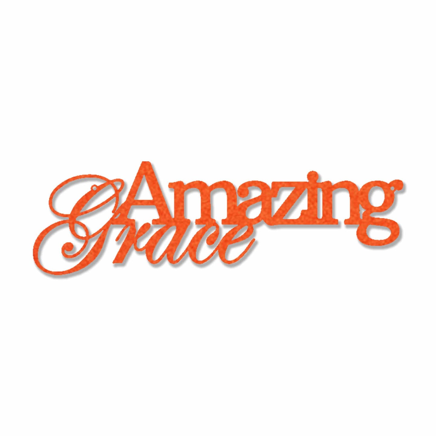 Amazing Grace Metal Wall Art Sign – Christian Steel Scripture Decor