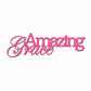 Amazing Grace Metal Wall Art Sign – Christian Steel Scripture Decor