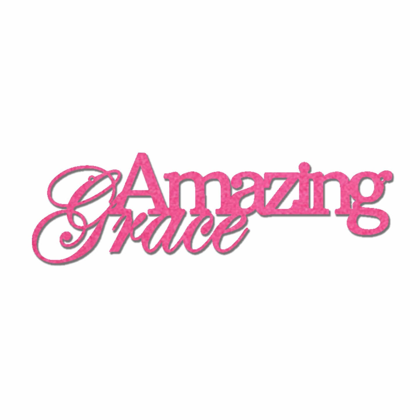 Amazing Grace Metal Wall Art Sign – Christian Steel Scripture Decor