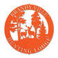 Personalized Hunting Lodge Metal Wall Art – Custom Deer Sign for Cabin, Man Cave & Outdoor Decor