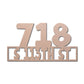 Custom Address Steel Sign