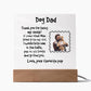 Funny Dog Dad Personalized Photo Upload Acrylic Plaque