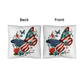 Patriotic USA Flag Butterfly Throw Pillow Home Decor
