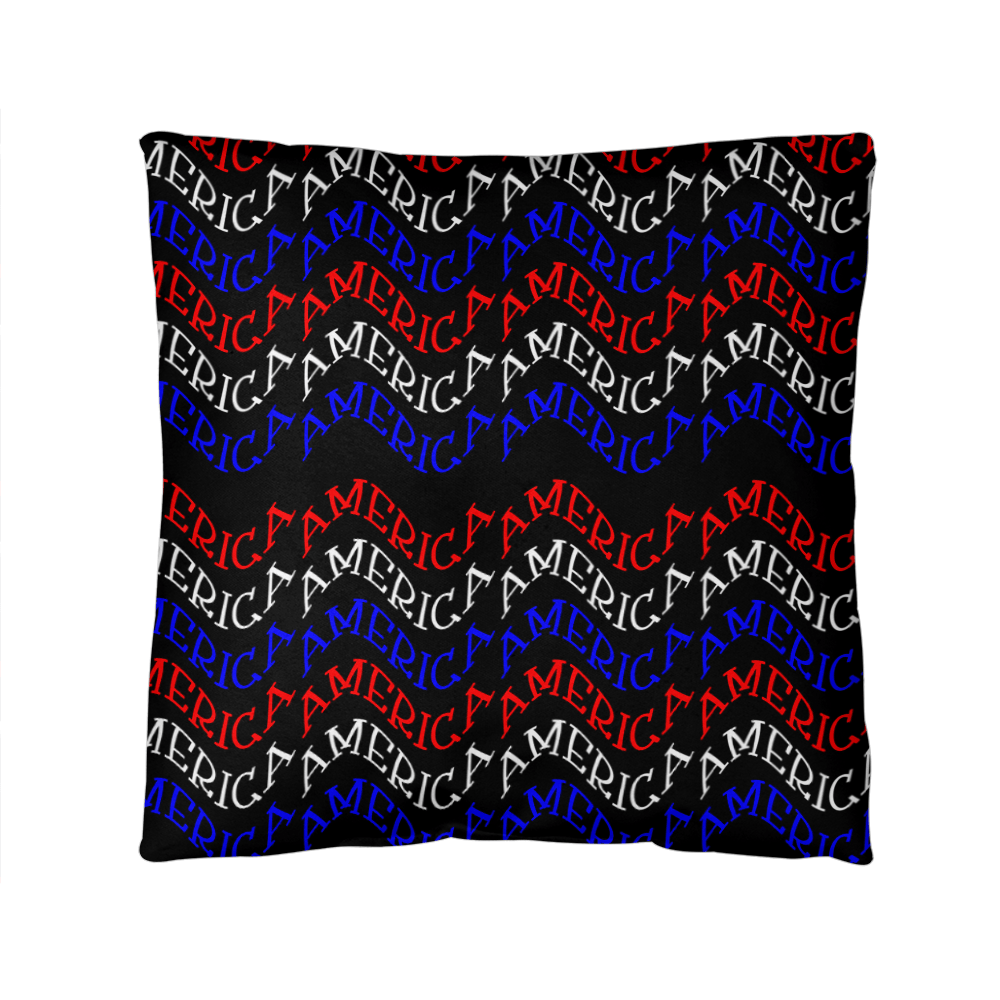 America Patriotic Home Decor Indoor-Outdoor Polyester Printed Pillow