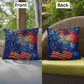 Fireworks Flag and Freedom Patriotic Indoor-Outdoor Home Decor Pillow