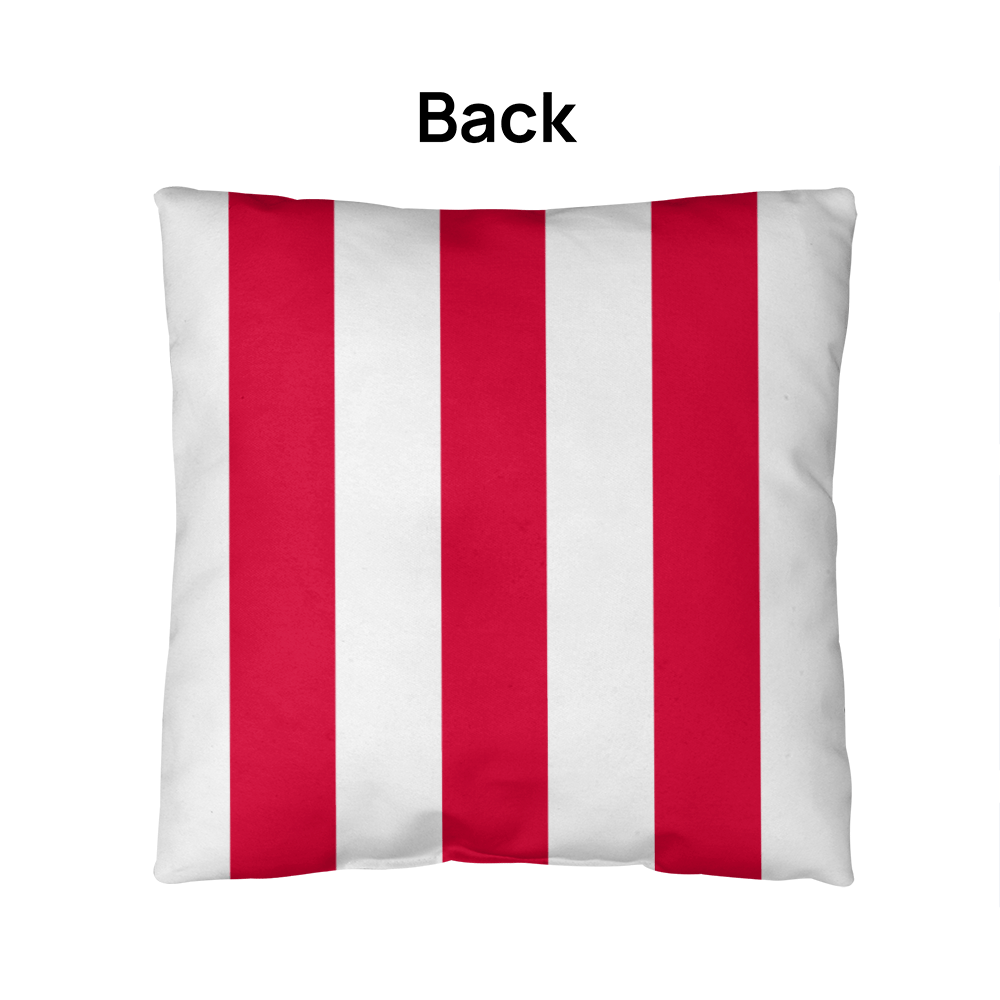 American Flag Stars and Stripes Patriotic Indoor-Outdoor Pillow