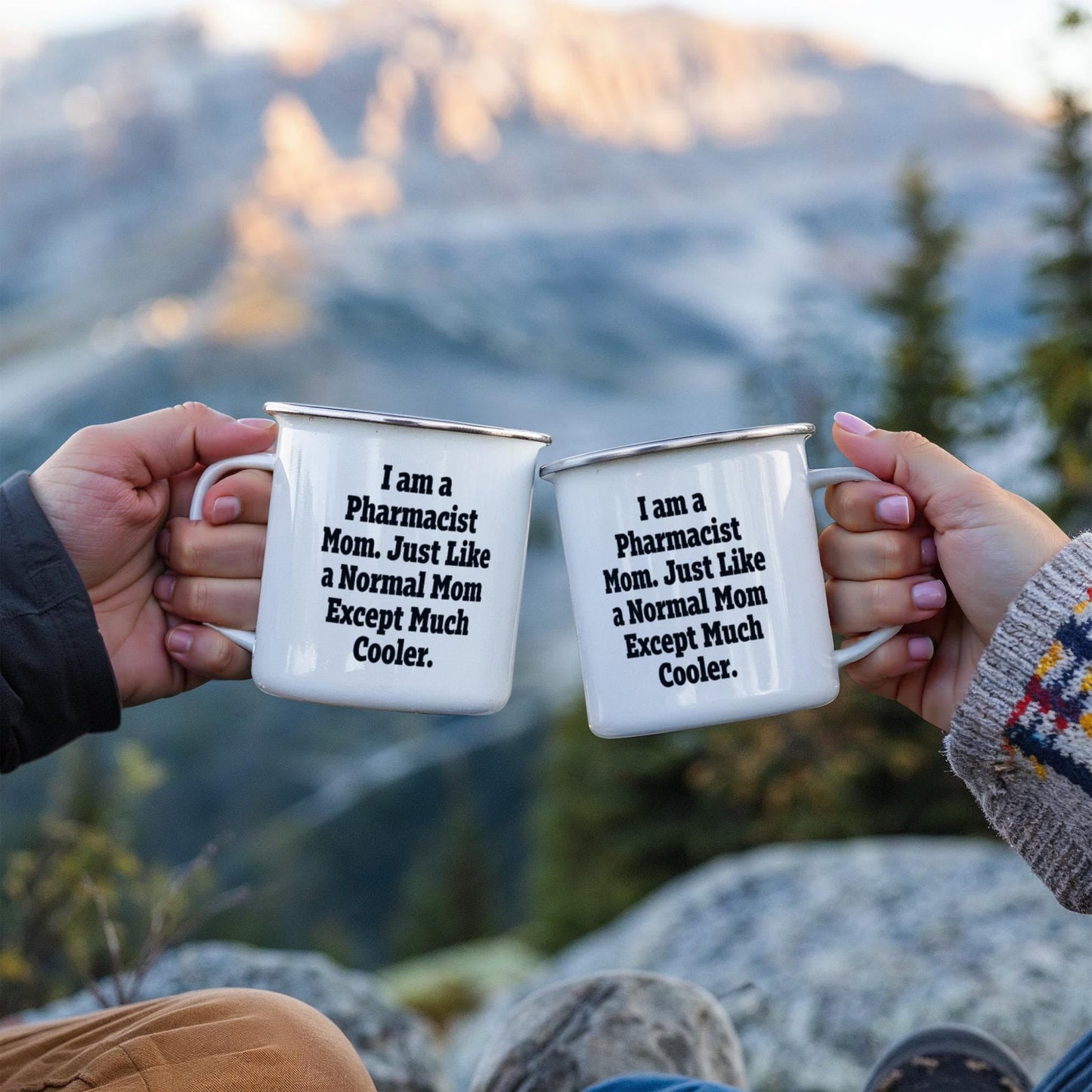 Pharmacist Mom Camping Mug – I Am a Pharmacist Mom… Much Cooler
