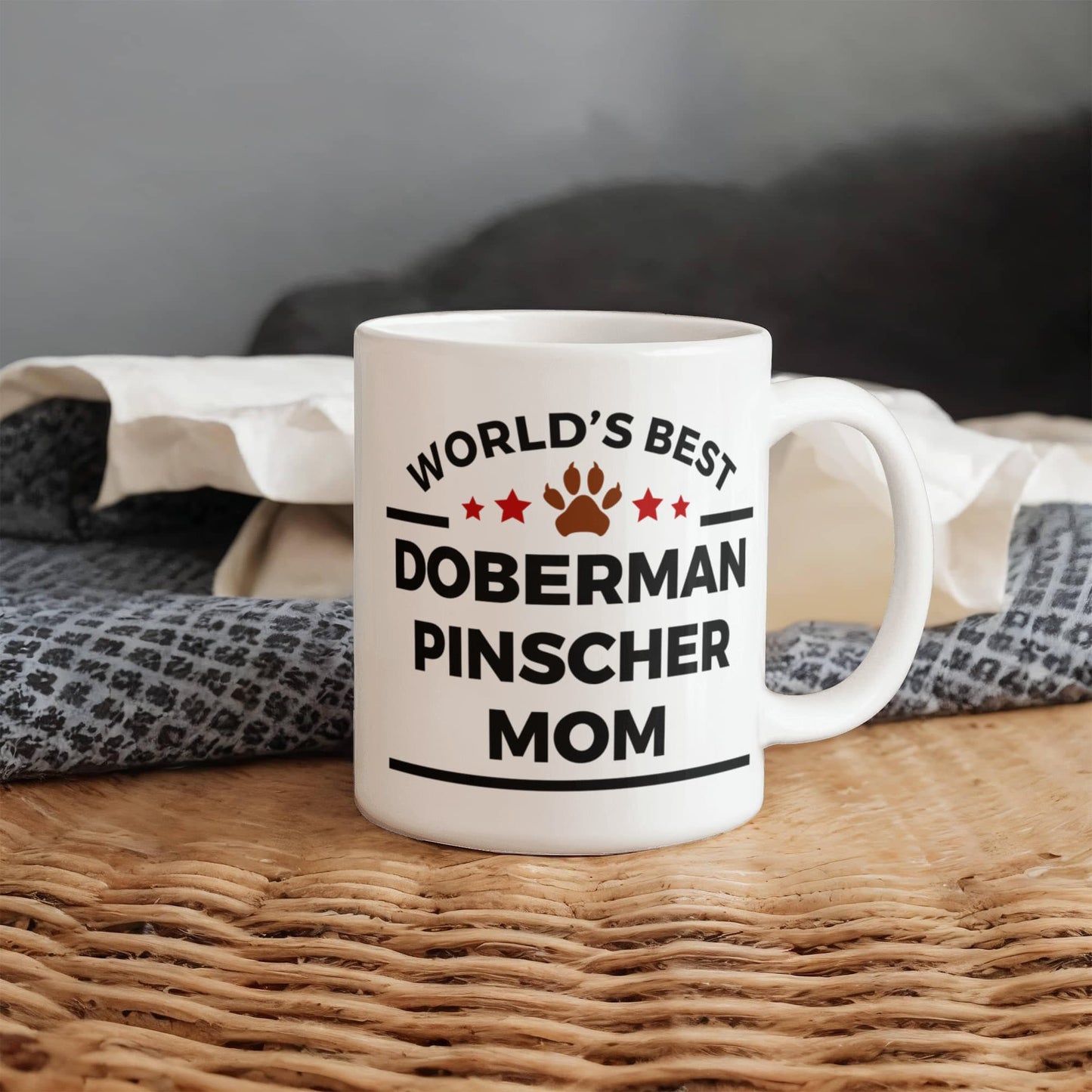 World's Best Doberman Pinscher Mom Mug – Dog Mom Coffee Cup