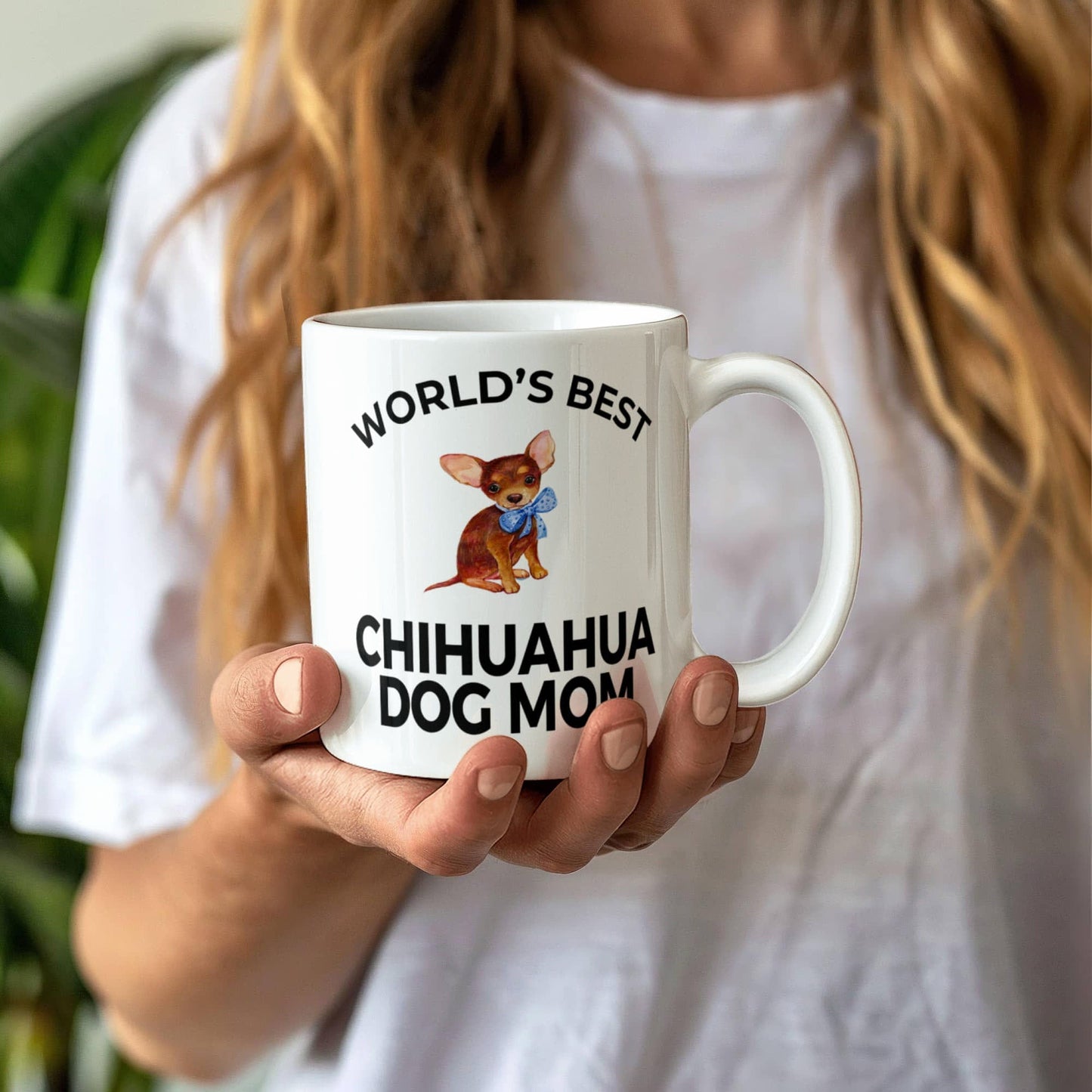 World's Best Chihuahua Mom White Ceramic Coffee Mug