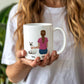 Personalized Cat Mom Ceramic Mug  - All I Need is my Kitty and Coffee