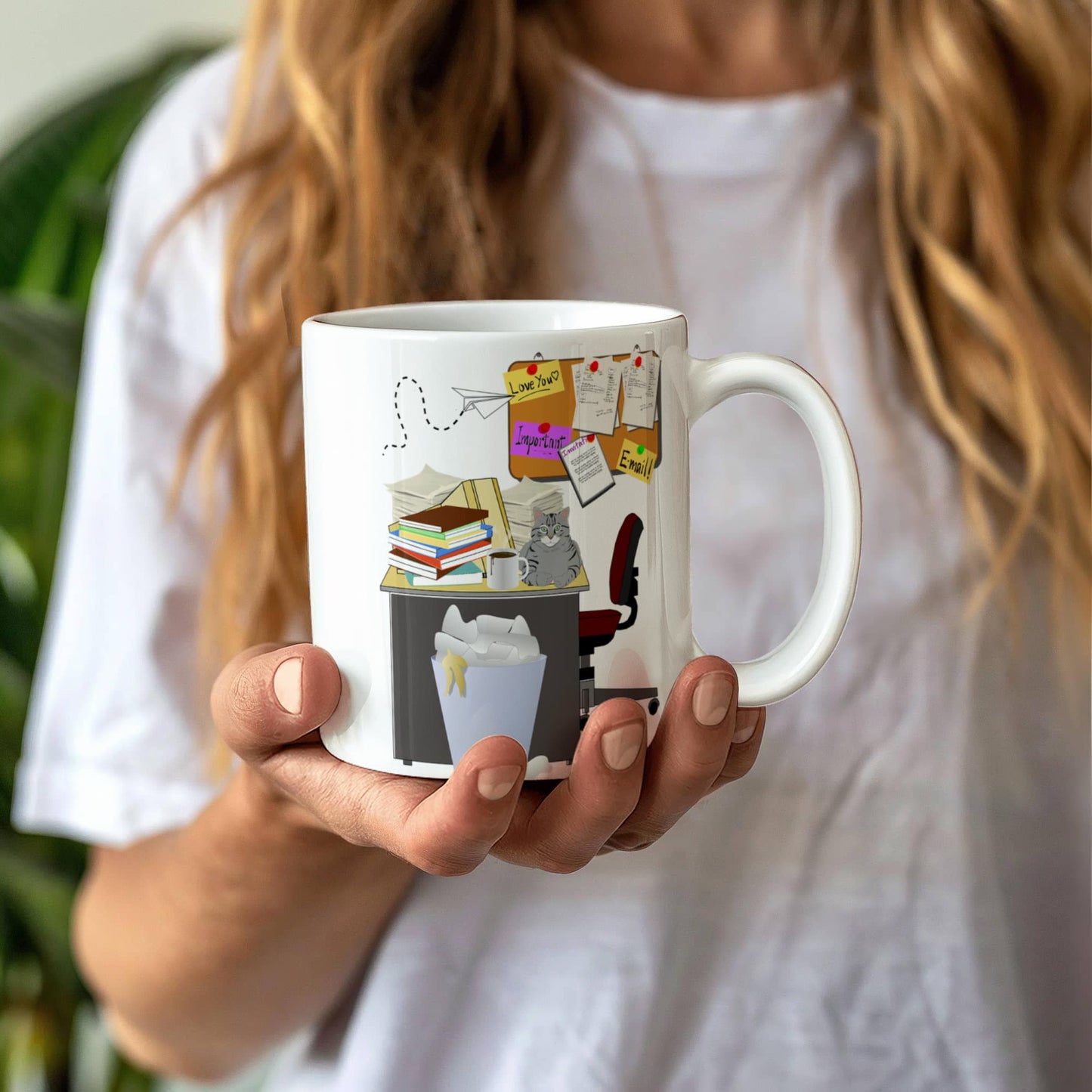 Cluttered Desk Is a Sign of Genius Mug – Funny Office Coffee Mug – 11oz 15oz White Ceramic Mug  Gift for Coworker Boss