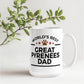 World's Best Great Pyrenees Dad White Ceramic Coffee Mug – Funny Great Pyrenees Dog Dad Gift Mug