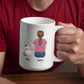 Personalized Cat Mom Ceramic Mug  - All I Need is my Kitty and Coffee