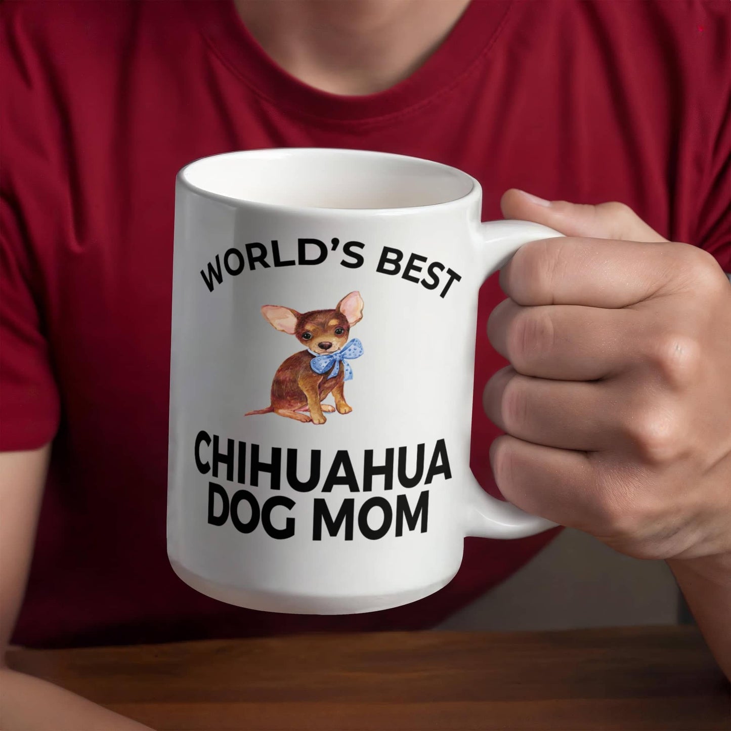 World's Best Chihuahua Mom White Ceramic Coffee Mug