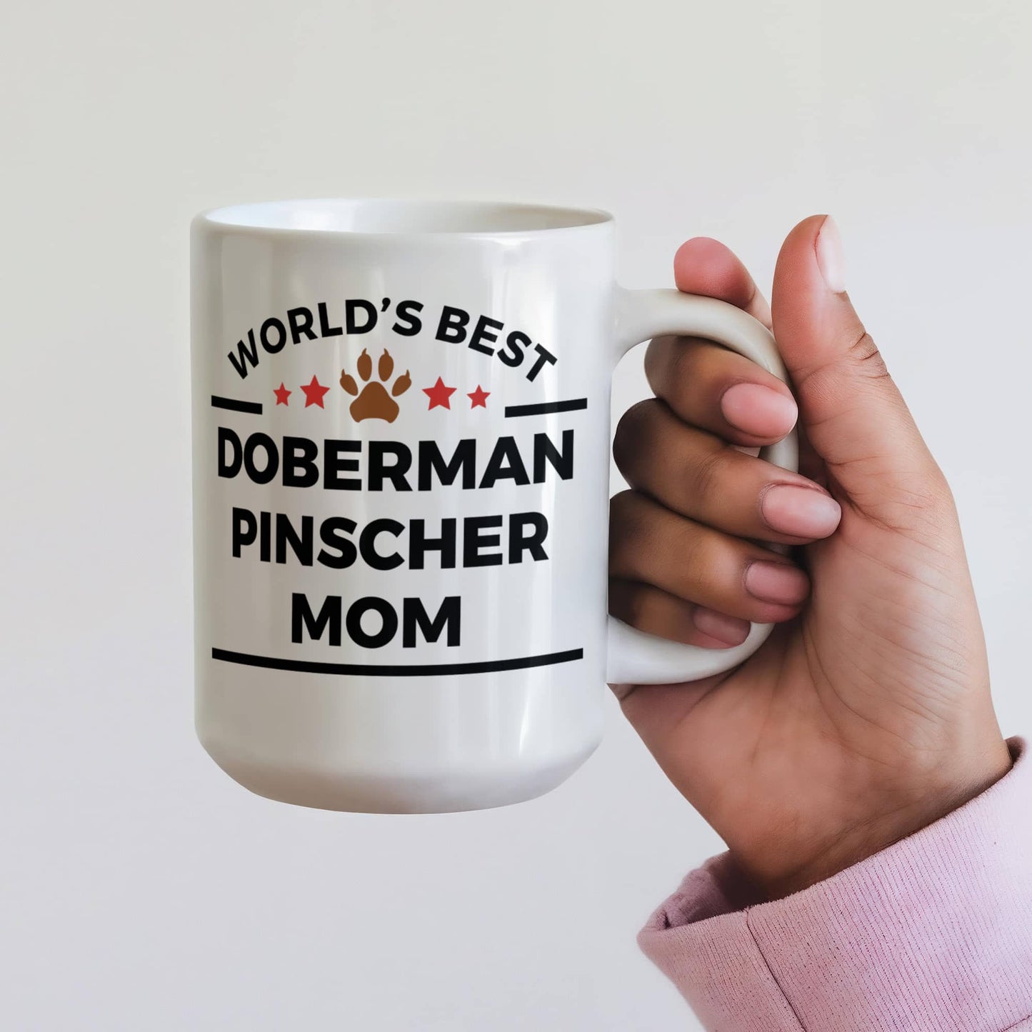 World's Best Doberman Pinscher Mom Mug – Dog Mom Coffee Cup