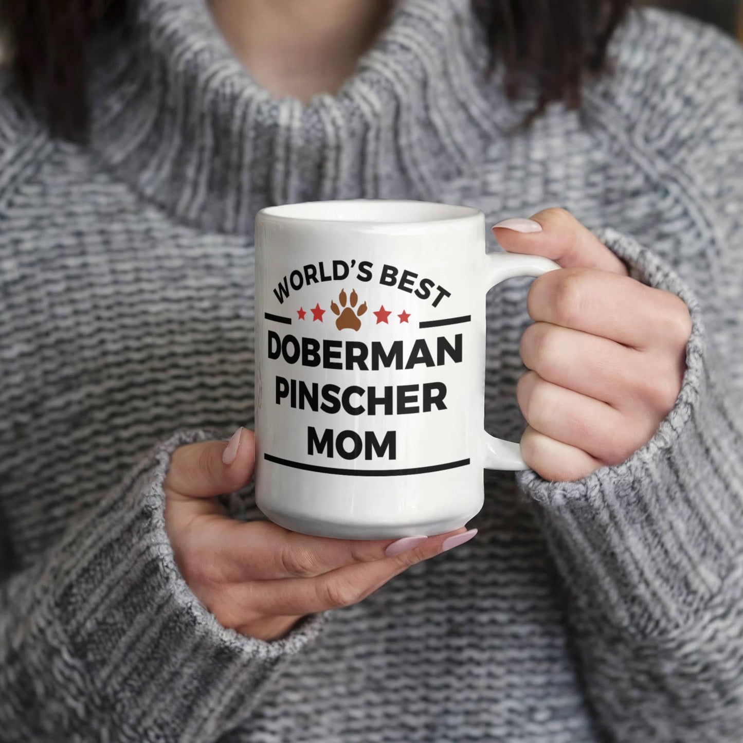 World's Best Doberman Pinscher Mom Mug – Dog Mom Coffee Cup