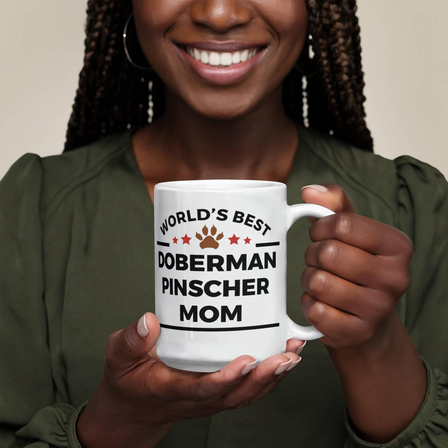 World's Best Doberman Pinscher Mom Mug – Dog Mom Coffee Cup