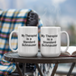 Standard Schnauzer Dog Owner Lover Funny Gift Therapist White Ceramic Coffee Mug