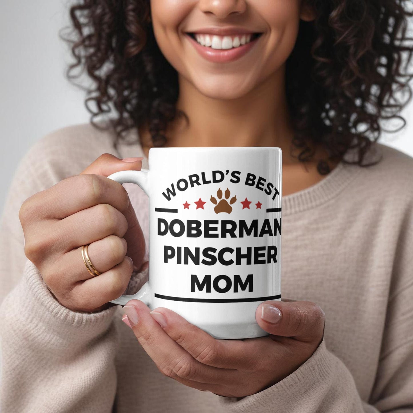 World's Best Doberman Pinscher Mom Mug – Dog Mom Coffee Cup