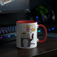 Cluttered Desk Is a Sign of Genius Mug – Funny Office Coffee Mug – 11oz 15oz  Two Tone Ceramic Mug Gift for Coworker Boss