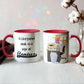 Cluttered Desk Is a Sign of Genius Mug – Funny Office Coffee Mug – 11oz 15oz  Two Tone Ceramic Mug Gift for Coworker Boss
