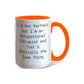 Occupational Therapist Funny Two Tone Coffee Mug – “I'm Not Perfect But I'm an Occupational Therapist” – OT Appreciation Gift Mug