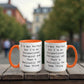 Occupational Therapist Funny Two Tone Coffee Mug – “I'm Not Perfect But I'm an Occupational Therapist” – OT Appreciation Gift Mug