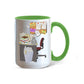 Cluttered Desk Is a Sign of Genius Mug – Funny Office Coffee Mug – 11oz 15oz  Two Tone Ceramic Mug Gift for Coworker Boss