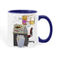 Cluttered Desk Is a Sign of Genius Mug – Funny Office Coffee Mug – 11oz 15oz  Two Tone Ceramic Mug Gift for Coworker Boss