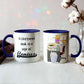 Cluttered Desk Is a Sign of Genius Mug – Funny Office Coffee Mug – 11oz 15oz  Two Tone Ceramic Mug Gift for Coworker Boss
