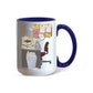 Cluttered Desk Is a Sign of Genius Mug – Funny Office Coffee Mug – 11oz 15oz  Two Tone Ceramic Mug Gift for Coworker Boss