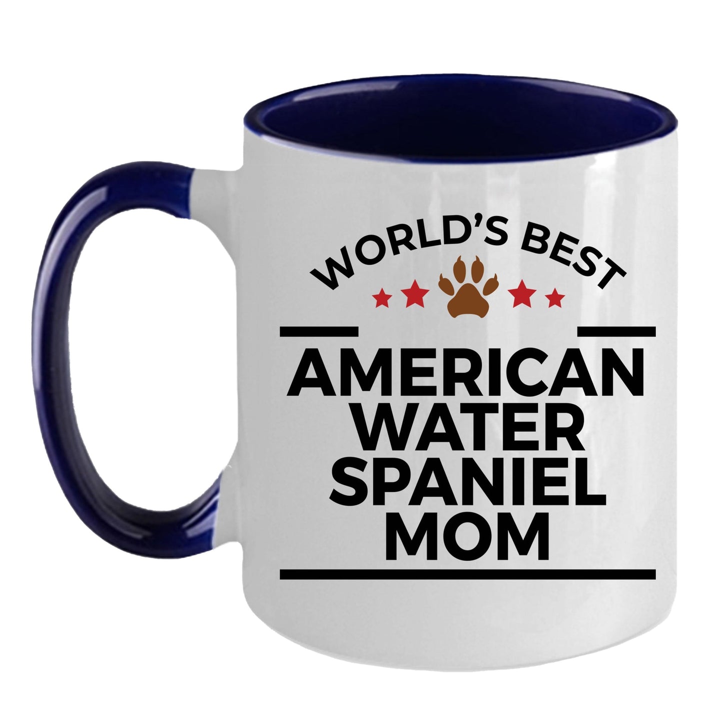 American Water Spaniel World's Best Dog Mom Ceramic Coffee Mug