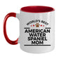American Water Spaniel World's Best Dog Mom Ceramic Coffee Mug