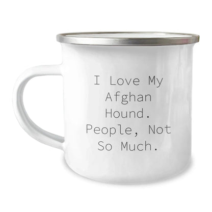 Gifts from Friends and Family for Afghan Hound Dog Lovers, Funny Afghan Hound Mugs for Christmas Unique Gifts, Afghan Hound Dog Camping Mug Funny Quote