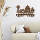 Personalized Farm Metal Wall Art Custom Family Name Sign Barn Windmill Tractor Cow Rooster Steel Decor Farmhouse Outdoor Sign