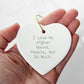 Funny Afghan Hound Dog Lover Gifts from Family, Christmas Unique Gifts for Friends, Heart Ornament with I Love My Afghan Hound People Not So Much Quote