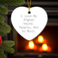 Funny Afghan Hound Dog Lover Gifts from Family, Christmas Unique Gifts for Friends, Heart Ornament with I Love My Afghan Hound People Not So Much Quote