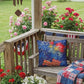 Fireworks Flag and Freedom Patriotic Indoor-Outdoor Home Decor Pillow