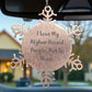 Funny Afghan Hound Dog Lover Christmas Unique Ornaments Snowflake Afghan Hound Dog Decorations I Love My Afghan Hound People Not So Much