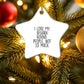 Afghan Hound Dog Star Ornament, Funny Quote, White Star Shaped, Gifts for Dog Lovers, Christmas Unique Gift from Friends and Family
