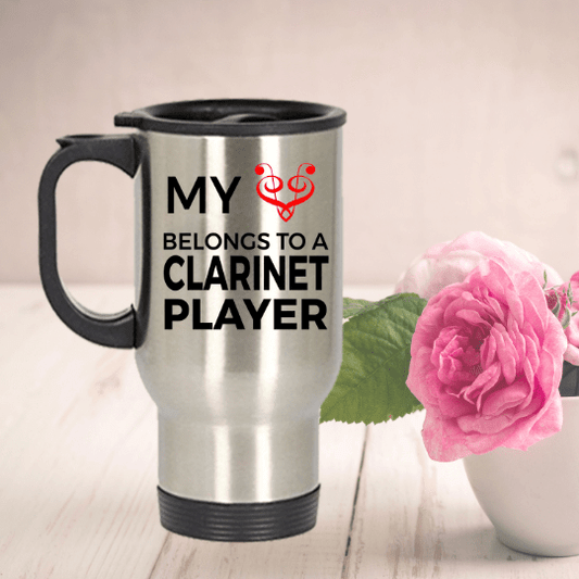 Clarinet Player Travel Mug