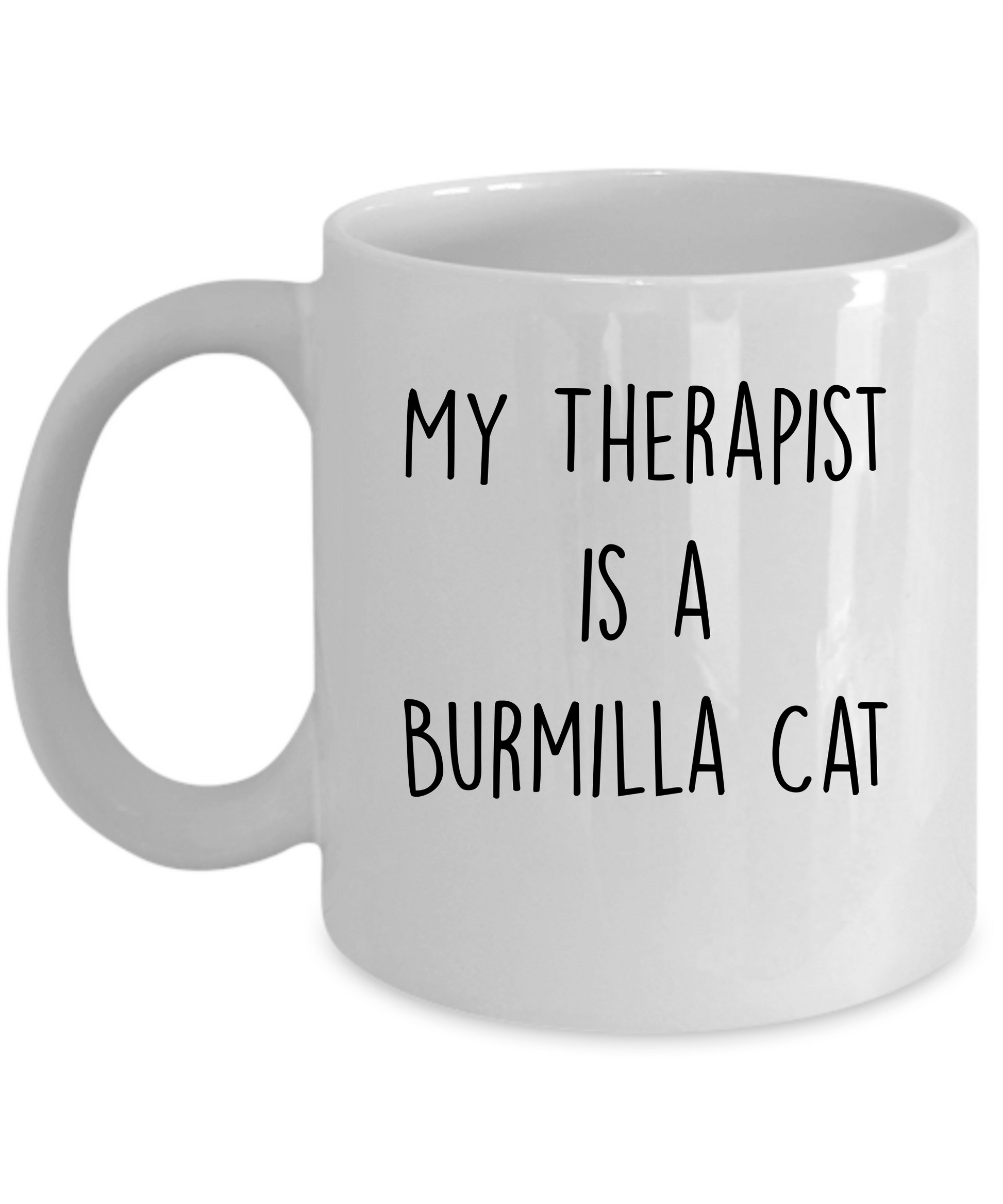 Burmilla Cat Ceramic 11oz white Coffee Mug