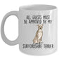 American Staffordshire Terrier - Pitbull - ceramic coffee mug - All guests must be approved