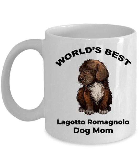 Lagotto Romognolo Best Dog Mom ceramic coffee Mug